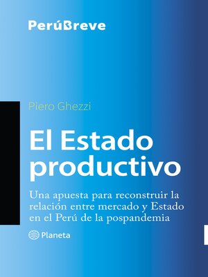 cover image of El Estado productivo